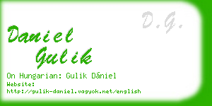 daniel gulik business card